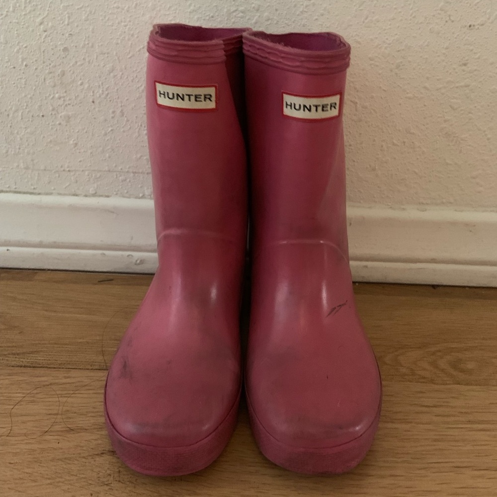 Hunter Girls Rubber Boots Size 11
